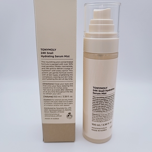 Tonymoly 24K Snail Hydrating Serum Mist - Picture 2 of 3